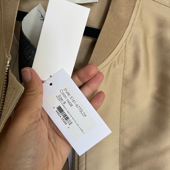 3.1 Phillip Lim - Tromp L'oeil Bomber Jacket- size 8 - Picture 6 of 16